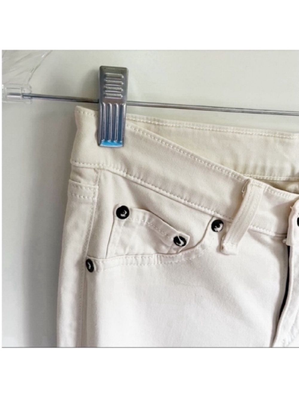 Rag & Bone The Legging pants winter white cream skinny - Picture 3 of 8